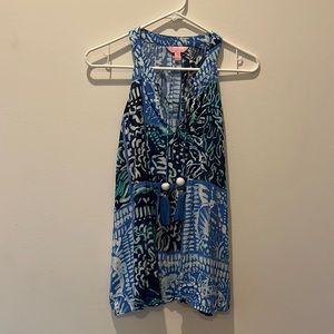 Lilly Pulitzer Batik style halter top